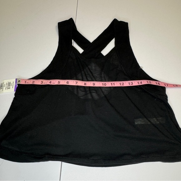 FP Movement by Free People Black Cropped Tank Top Small NWT - Picture 5 of 9
